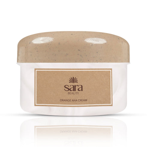 Sara Orange AHA Cream Enriched with Vitamin C | For Men and Women | 350g